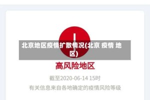 北京地区疫情扩散情况(北京 疫情 地区)