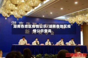 湖南各地区疫情公示/湖南各地区疫情公示查询