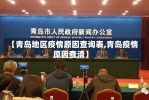 【青岛地区疫情原因查询表,青岛疫情原因查清】