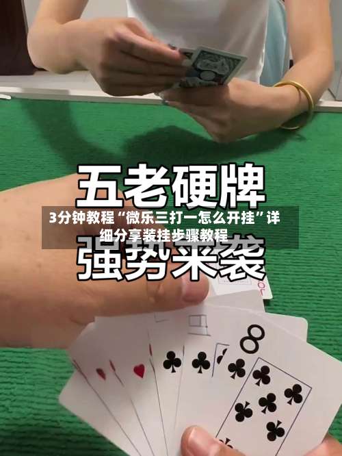 3分钟教程“微乐三打一怎么开挂	”详细分享装挂步骤教程-第1张图片
