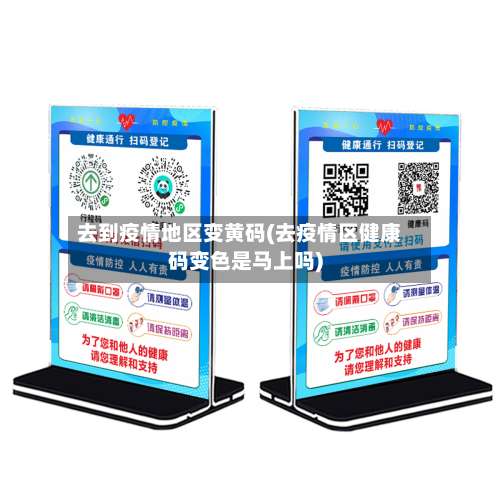 去到疫情地区变黄码(去疫情区健康码变色是马上吗)-第1张图片