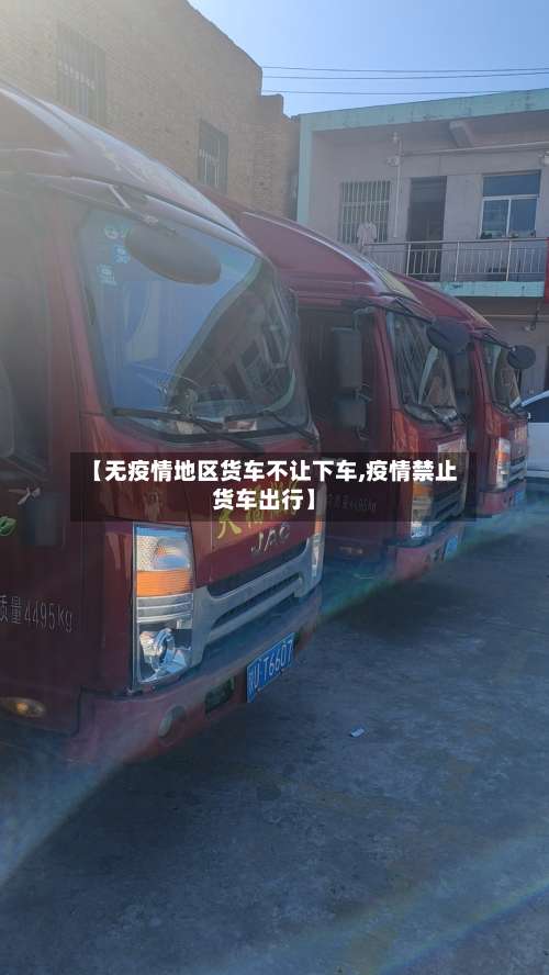 【无疫情地区货车不让下车,疫情禁止货车出行】-第3张图片