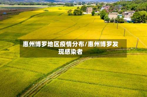 惠州博罗地区疫情分布/惠州博罗发现感染者-第3张图片